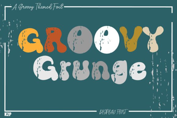 A Groovy Grunge Font That Brings Retro Vibes to Modern Branding