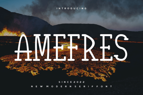 Amefres Display Font: Fresh Typography for Digital Brands