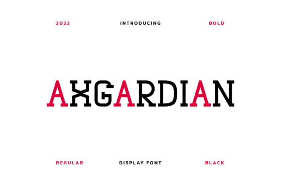 Axgardian: A Display Font for Business Branding