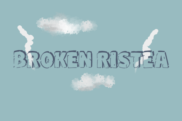 Broken Ristea: A Chunky Display Font for Campaigns