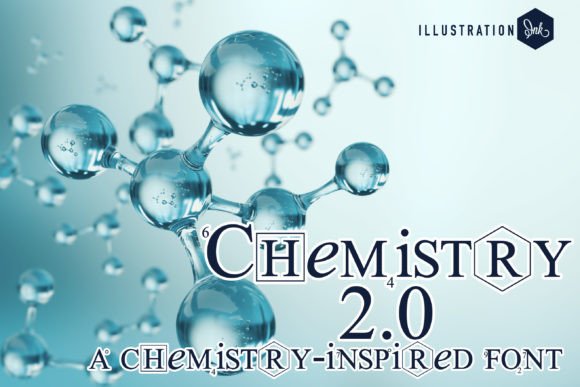 Chemistry 2.0: A Science-Inspired Display Font for Memorable Branding