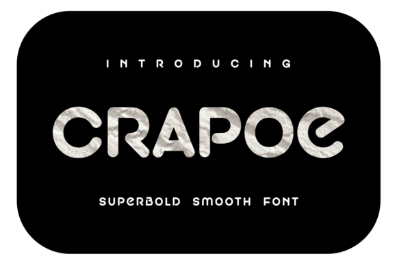 Crapoe Font: Bold Display Typeface for Modern Web Design