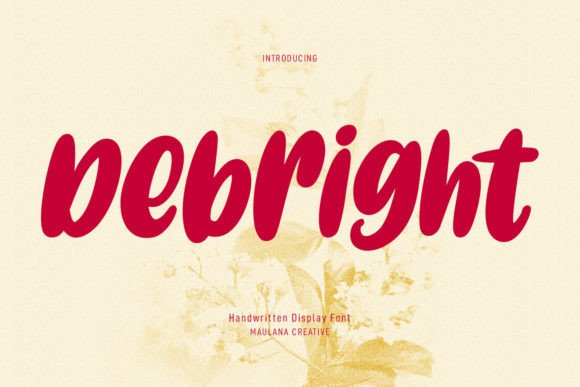 Debright: A Chunky Handwritten Font for Bold Campaigns