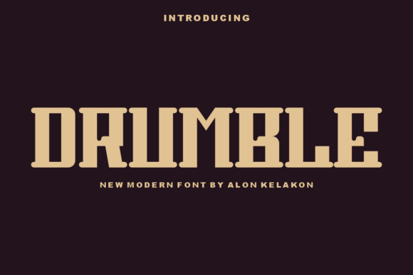 Drumble: A Display Font That Builds Better Websites