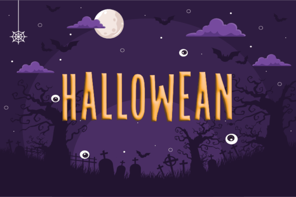 Hallowean: A Display Font for Digital Design