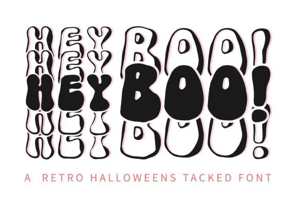 Hey Boo: A Spooky and Fun Retro Font for Editorial Impact
