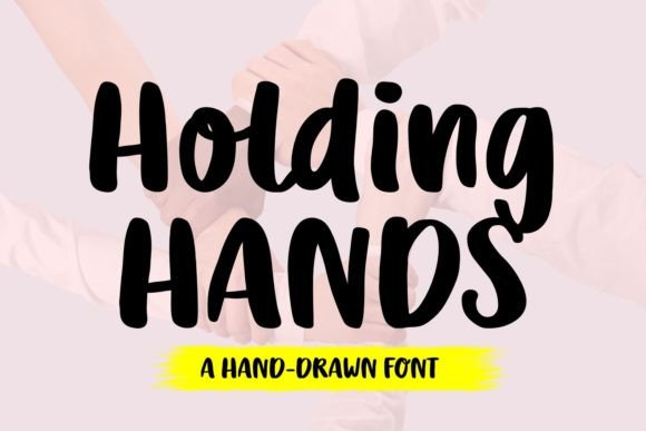 Holding Hands: A Hand-Drawn Display Font for Web Designers