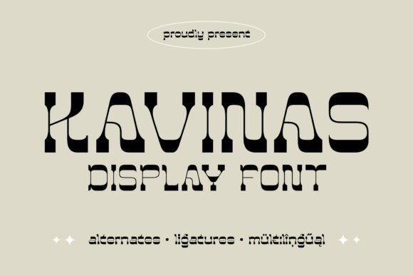 Kavinas Font: A Quietly Confident Display Typeface