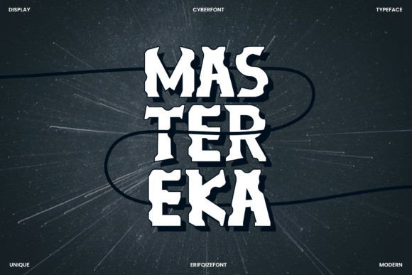 Meet Mastereka: The Bold Display Font Makers Will Love