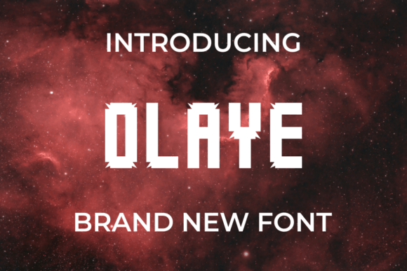 Olaye: A Display Font for Campaigns That Need a Visual Spark