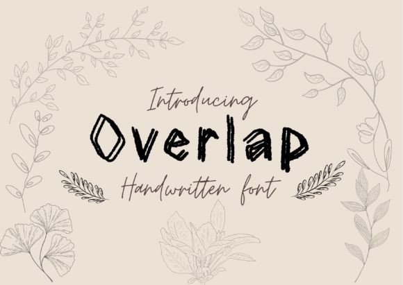 Overlap: A Display Font with Editorial Character