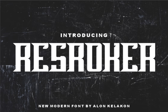 Resroker: A Font That Adds Fun to Any Brand Identity