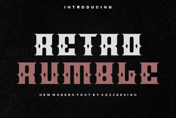 Retro Rumble: The Editorial Designer's Display Font Secret