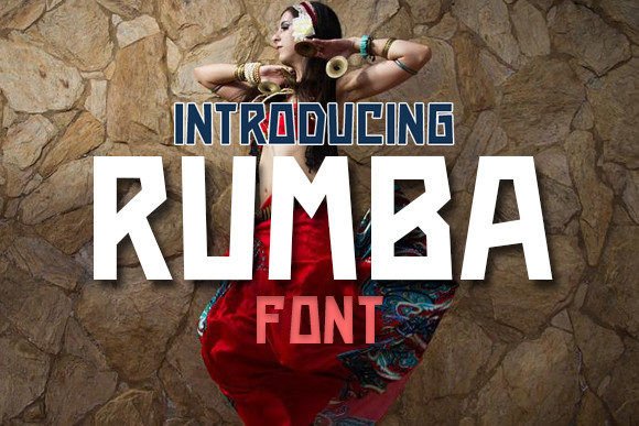 Rumba Font: A Squarish Display Typeface With Soul