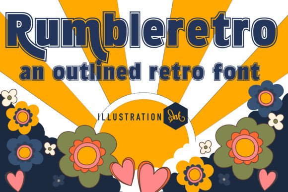 Rumbleretro: A Retro Display Font for Bold Campaign Headlines