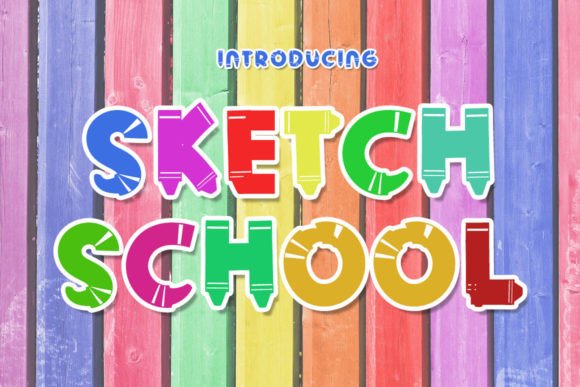 Sketch School: A Display Font for Joyful Editorial Design