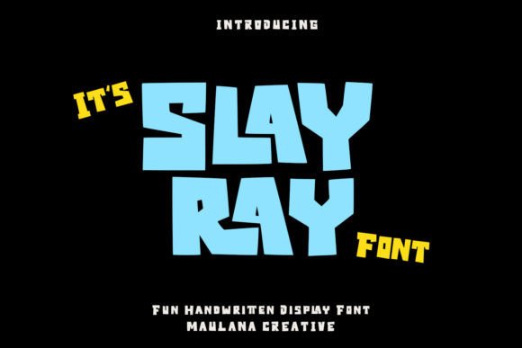 Slayray in Practice: Designer Notes on a Bold Display Font