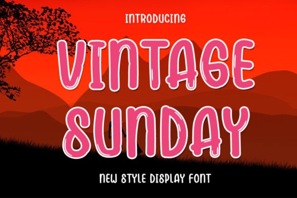 Vintage Sunday: A Display Font for Web Design