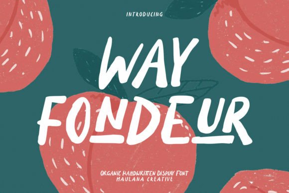 Wayfondeur Font: The Quirky Handwritten Typeface Your Brand Needs