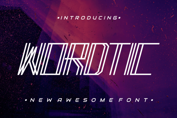 Wordtic Typeface: A Modern Display Font for Web Designers